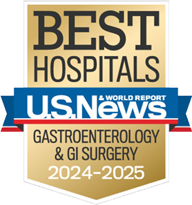 USNWR Gastroenterology & GI Surgery Award 2024-2025